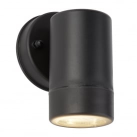 7591-1BK Polycarbonate LED Single Light Coastal Outdoor Wall Fitting In Black Finish