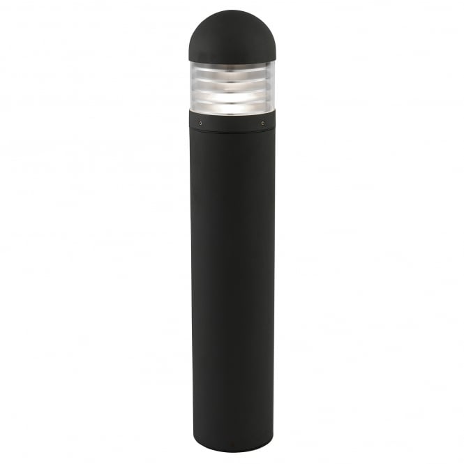 Searchlight Lighting 7900-900 Bronx Single Light Outdoor Tall Post Light In Black Finish With Polycarbonate Diffuser