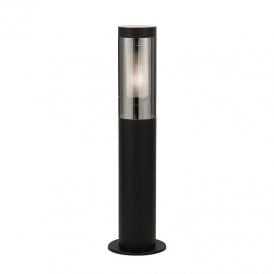 Batton Single Light Outdoor Post Light In Matt Black Finish