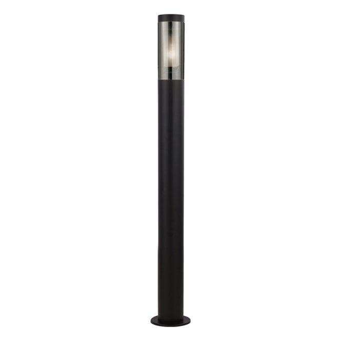 Searchlight Lighting BattonTall Single Light Outdoor Post Light In Matt Black Finish