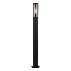 BattonTall Single Light Outdoor Post Light In Matt Black Finish