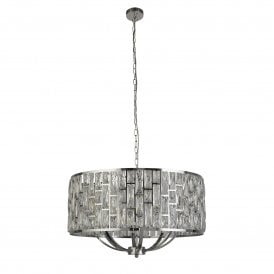 Bijou 8 Light Ceiling Pendant in Polished Chrome Finish