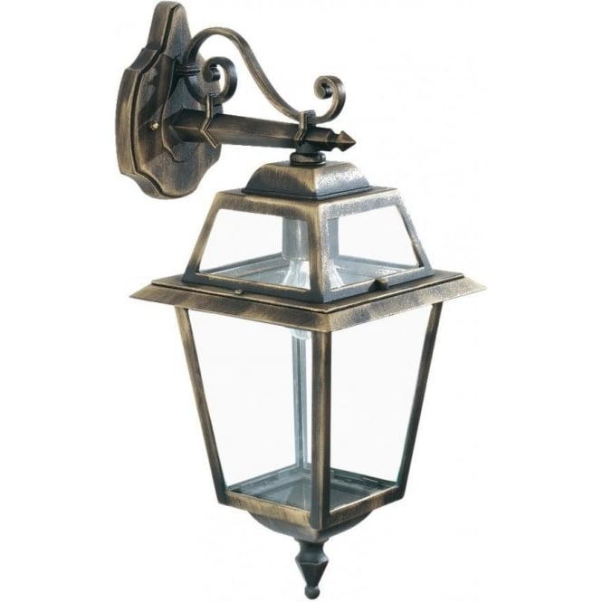 Searchlight Lighting New Orleans Black Gold Finish Wall Light