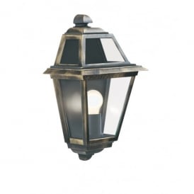 New Orleans Black/gold Finish Wall Light