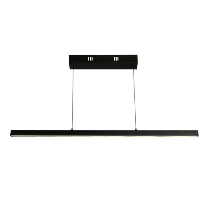 Searchlight Lighting Searchlight Layla Gesture LED Glass Bar Ceiling Pendant Light In Black Finish