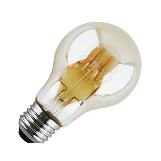 Selected By Lyco 4w Very Warm White LED E27 Decorative Filament GLS Bulb with Dusk to Dawn Sensor