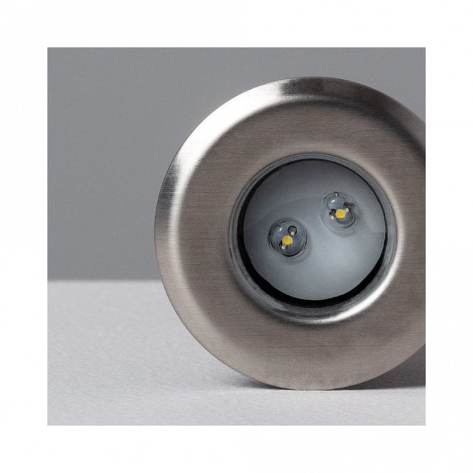 Selected By Lyco E1447 Warm White Mini LED Outdoor Ground Light in Stainless Steel Finish