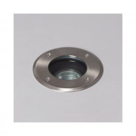 E1613 Round Recessed Ground Light in Stainless Steel Finish