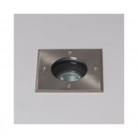 E1624 Square Recessed Ground Light in Stainless Steel Finish