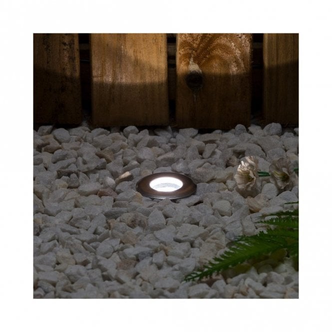 Selected By Lyco Lyco Cool White Mini LED Outdoor Ground Light in Stainless Steel Finish