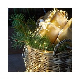 Maggie Set Of 125 Horsetail LED Silver Micro Wire Fairy Lights