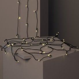 Suri 12M Set Of 100 Warm White Solar LED Multi-Function String Lights