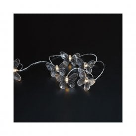 Suri 365 Solar Powered Set Of 20 Butterfly Integrated LED String Lights