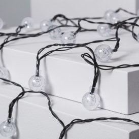 Suri Cool White Solar 30 LED Multi-Function String Lights