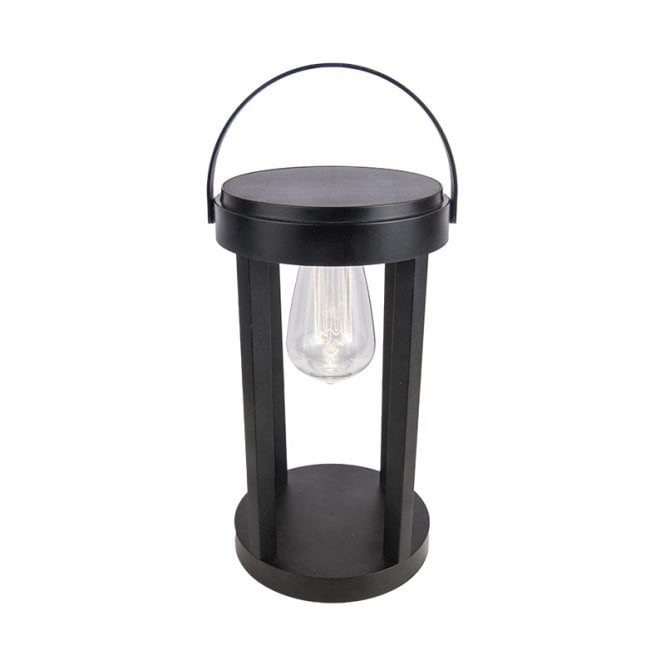 Suri Crete Solar LED Outdoor Table Light - Black