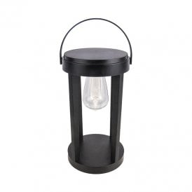 Suri Crete Solar LED Outdoor Table Light - Black