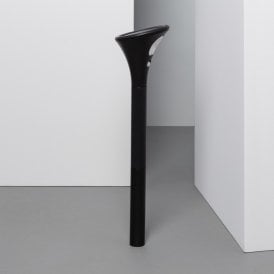 Suri Phare Solar LED Post Light with PIR Sensor In Black Finish
