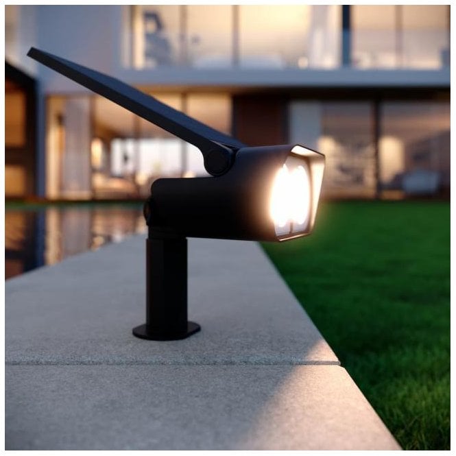 Suri Seacroft Solar Garden Spotlight - Black