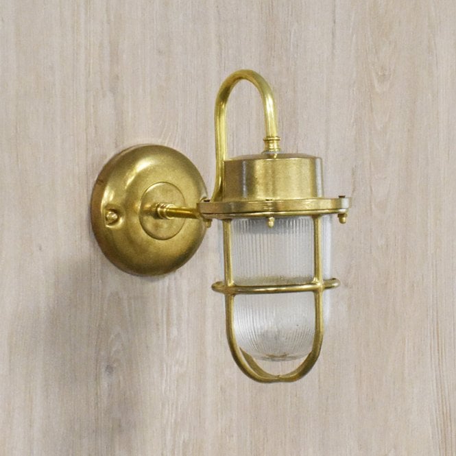 Westport Lighting Coastal Hook Outdoor Wall Light - Brass