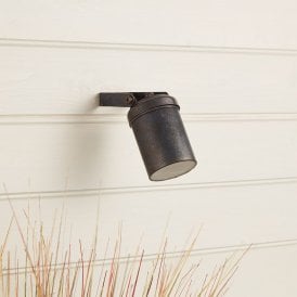 Coastal Lighthouse Outdoor Wall Mounted Spotlight - Oxidised Black