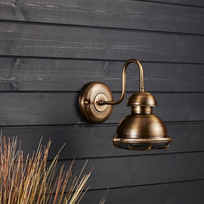 Westport Lighting Coastal Maritime Outdoor Wall Light - Brass