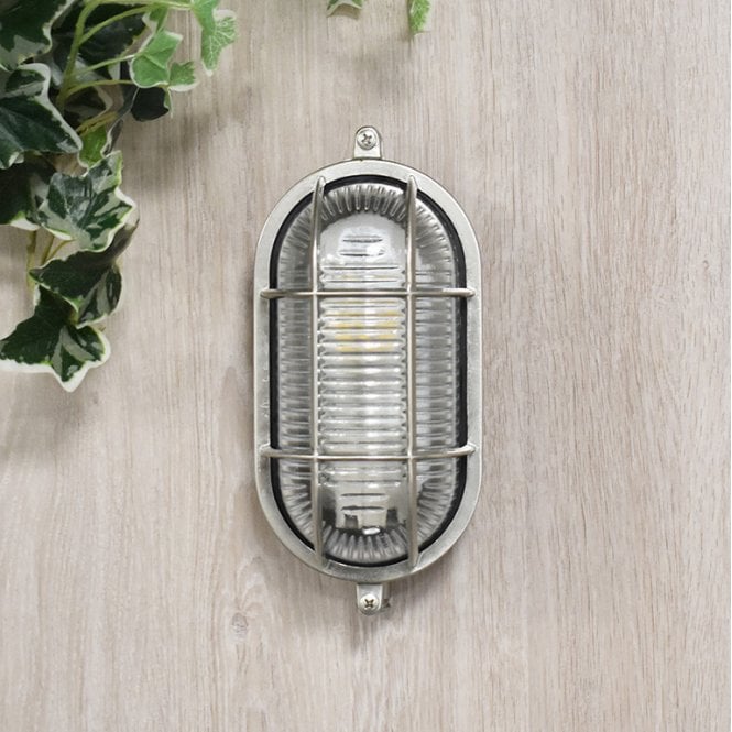 Westport Lighting Coastal Port Outdoor Flush Wall Light - Matt Nickel