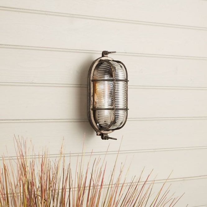 Westport Lighting Coastal Port Outdoor Flush Wall Light - Pewter