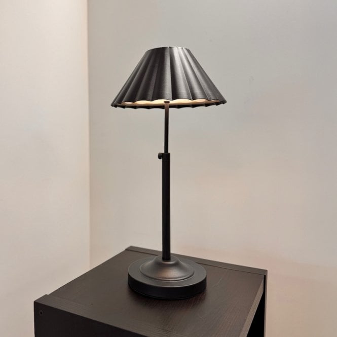 Westport Lighting Jules USB Rechargeable LED Touch Table Lamp - Black