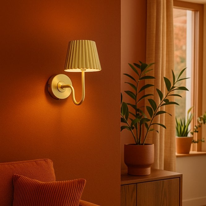 Westport Lighting Jules USB Rechargeable LED Touch Wall Light - Brass