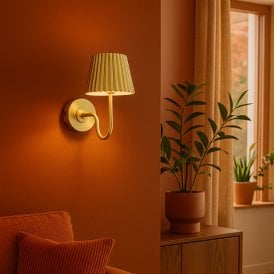 Jules USB Rechargeable LED Touch Wall Light - Brass