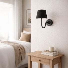 Jules USB Rechargeable LED Touch Wall Light - Matt Black