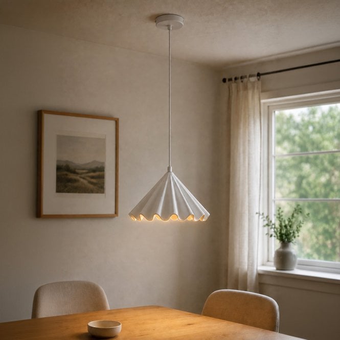 Westport Lighting Westport Arden Ceramic Ceiling Pendant Light - White