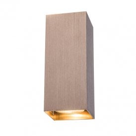 Westport Box Up & Down Wall Light - Bronze
