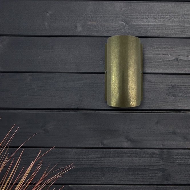 Westport Lighting Westport Coastal Cromer Outdoor Up & Down Wall Light - Brass