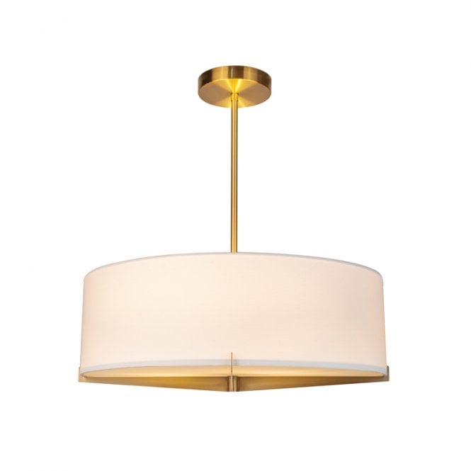 Westport Lighting Westport Elm Ceiling Pendant Light - Antique Brass with White Shade