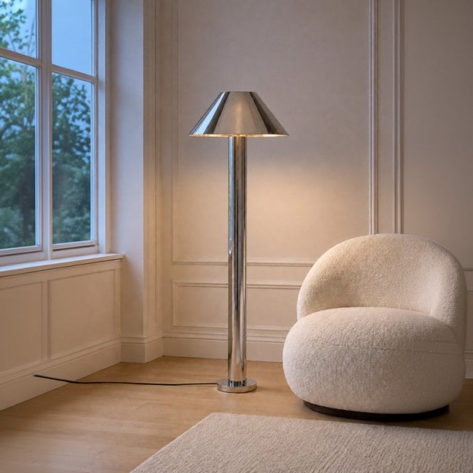 Westport Lighting Westport Emerson Floor Lamp - Chrome