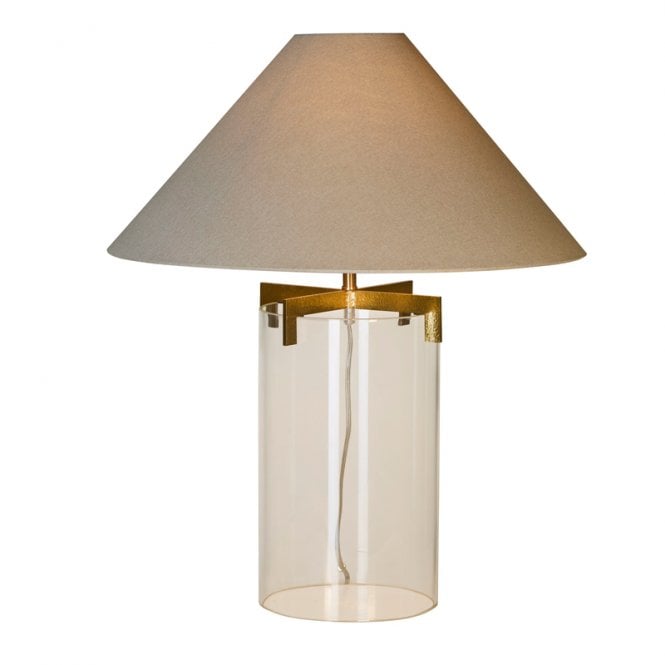 Westport Lighting Westport Hampton Glass Table Lamp - Hammered Gold