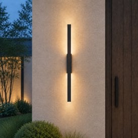 Westport Harlan Outdoor Up & Down Wall Light - Dark Grey