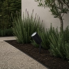 Westport Haven Outdoor Garden Spotlight - Black
