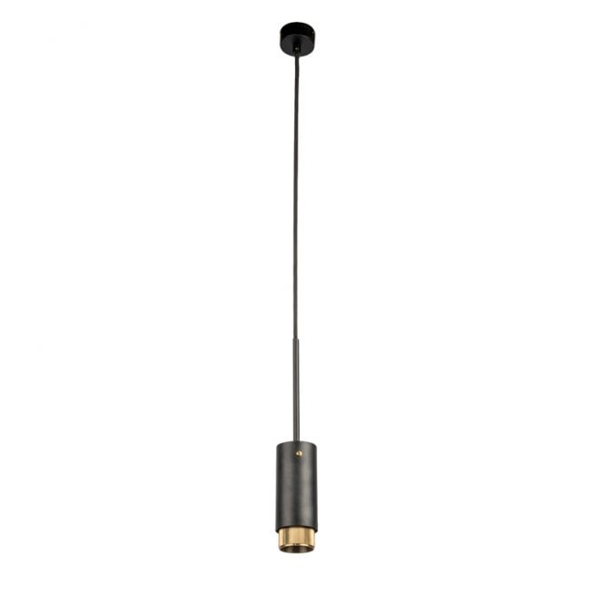 Westport Lighting Westport Industrial Ceiling Pendant Light - Black & Brass