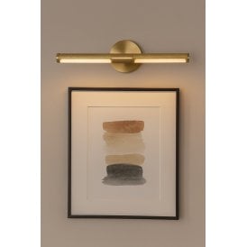 Westport Knurl 580 LED Picture Light - Gold