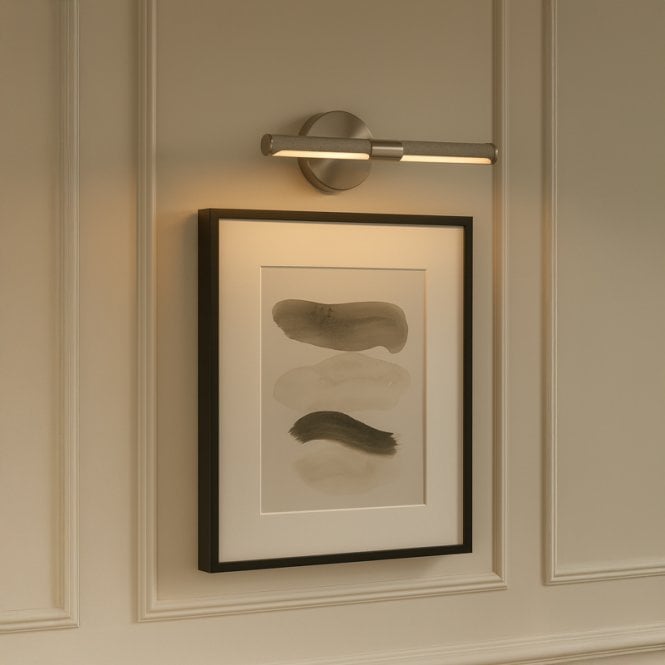 Westport Lighting Westport Knurl 580 LED Picture Light - Nickel