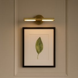 Westport Knurl 760 LED Picture Light - Gold