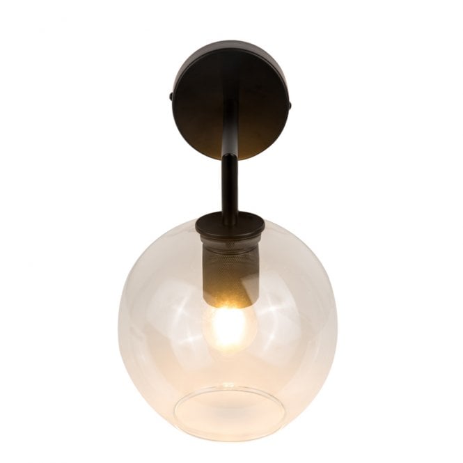 Westport Lighting Westport Knurl Glass Wall Light - Black