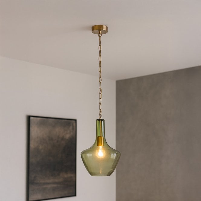 Westport Lighting Westport Lexington Glass Ceiling Pendant Light - Green