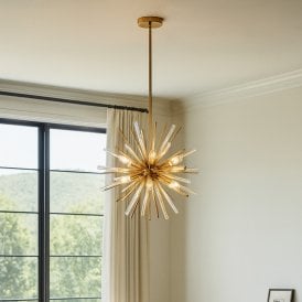 Westport Maeve Chandelier - Aged Brass