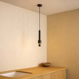 Westport Moto Ceiling Pendant Light - Black