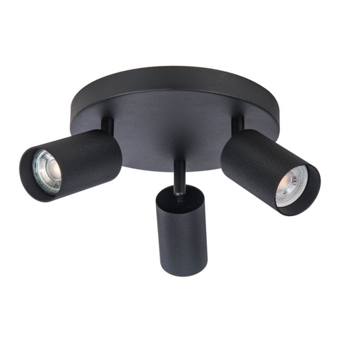 Westport Lighting Westport Moto Knurl 3 Light Spotlight Plate - Black