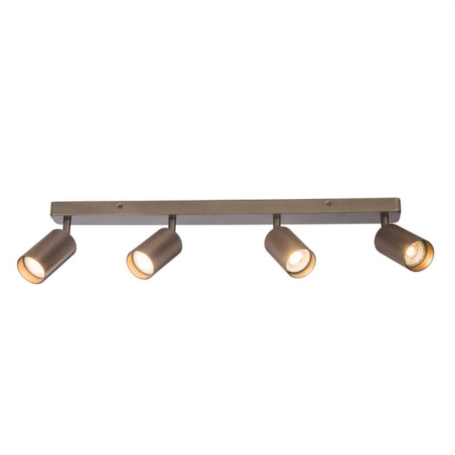 Westport Lighting Westport Moto Knurl 4 Light Spotlight Bar - Bronze