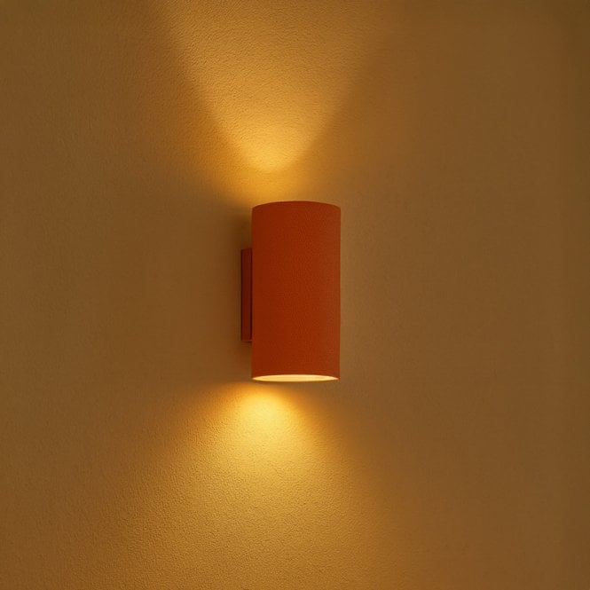 Westport Lighting Westport Moto Knurl Up & Down Wall Light - Terracotta